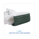 Boardwalk Loop End Rayon Mop Head, Rayon, Medium, 14 oz, White, Dozen