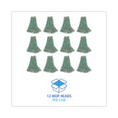Boardwalk Mop Head, Premium Standard Head, Cotton/Rayon Fiber, Large, Green