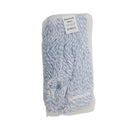 Boardwalk Mop Head, Floor Finish, Narrow, Rayon/Polyester, Medium, White/Blue, 12/Carton