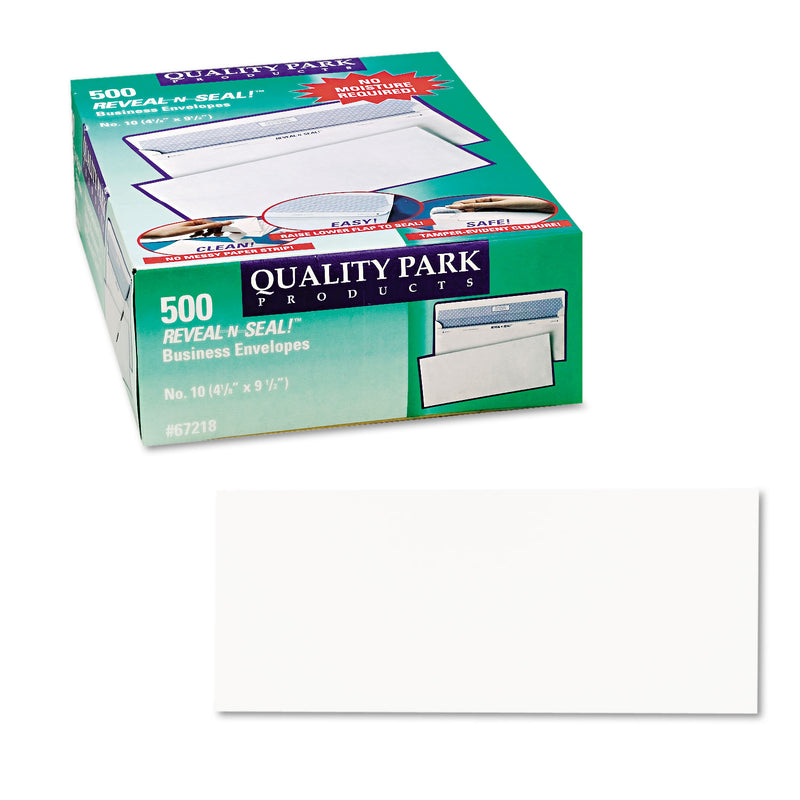 Quality Park Reveal-N-Seal Security Tinted Envelope,