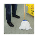 Boardwalk Mop Head, Economical Lie-Flat Head, Rayon Fiber, 20oz, White, 12/Carton