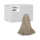 Boardwalk Cut-End Lie-Flat Wet Mop Head, Cotton, 24oz, White