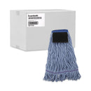 Boardwalk Mop Head, Loop-End, Cotton With Scrub Pad, Medium, 12/Carton