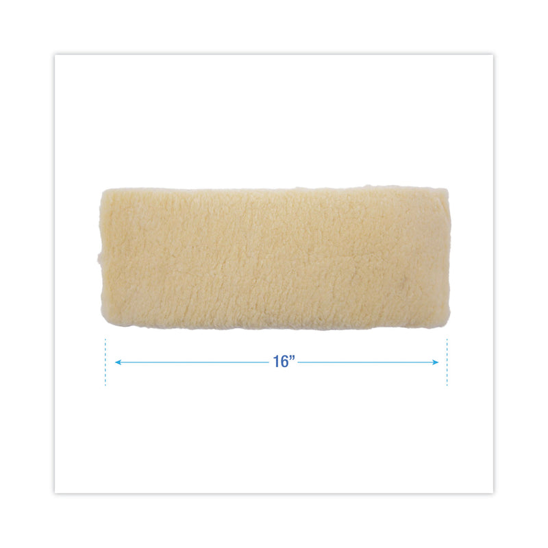 Boardwalk Mop Head, Applicator Refill Pad, Lambswool, 16-Inch, White