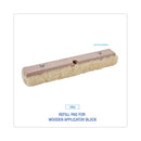 Boardwalk Mop Head, Applicator Refill Pad, Lambswool, 16-Inch, White