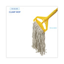 Boardwalk Mop Head, Cotton, Cut-End, White, 4-Ply,