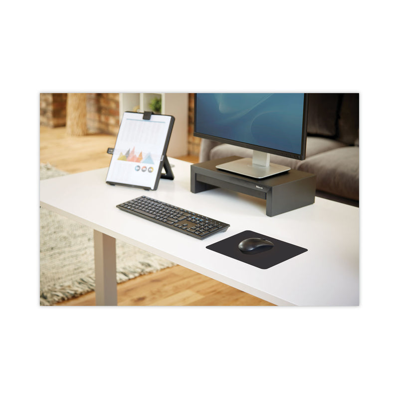 Fellowes Ultra Thin Mouse Pad with Microban Protection, 9 x 7, Black