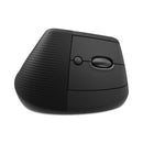 Logitech Lift Vertical Ergonomic Mouse, 2.4 GHz Frequency/32 ft Wireless Range, Right Hand Use, Graphite