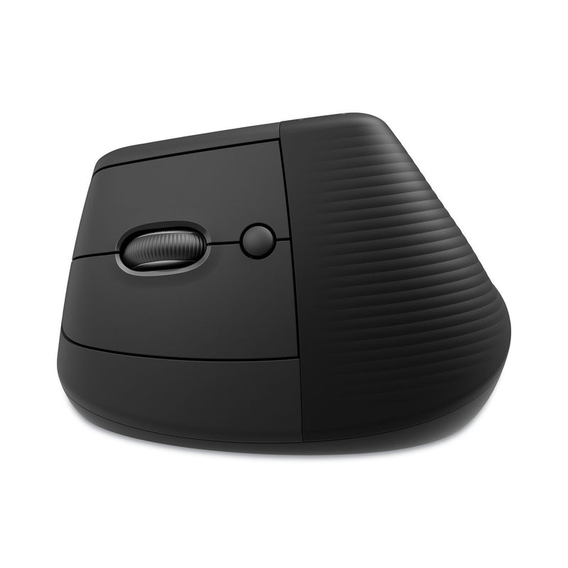 Logitech Lift Vertical Ergonomic Mouse, 2.4 GHz Frequency/32 ft Wireless Range, Left Hand Use, Graphite
