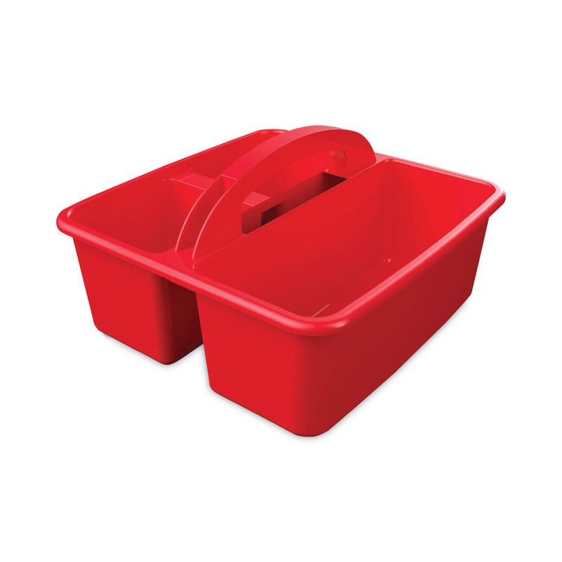 deflecto Antimicrobial Creativity Storage Caddy, Red