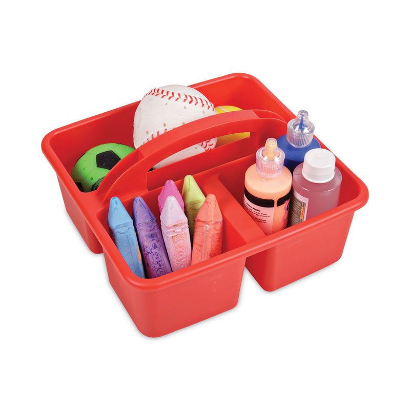 deflecto Antimicrobial Creativity Storage Caddy, Red