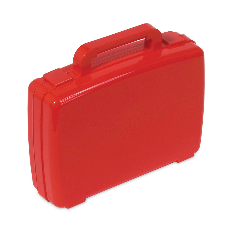 deflecto Little Artist Antimicrobial Storage Case, Red