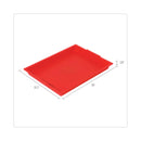 deflecto Little Artist Antimicrobial Finger Paint Tray, 16 x 1.8 x 12, Red