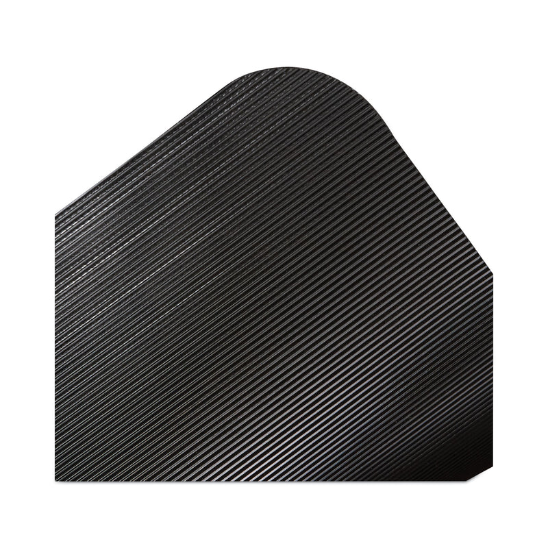 ES Robbins Floor+Mate, For Hard Floor to Medium Pile Carpet up to 0.75", 46 x 48, Black