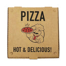 BluTable Pizza Boxes, 10 x 10 x 1.75, Kraft, Paper, 50/Pack