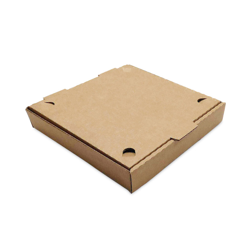 BluTable Pizza Boxes, 10 x 10 x 1.75, Kraft, Paper, 50/Pack