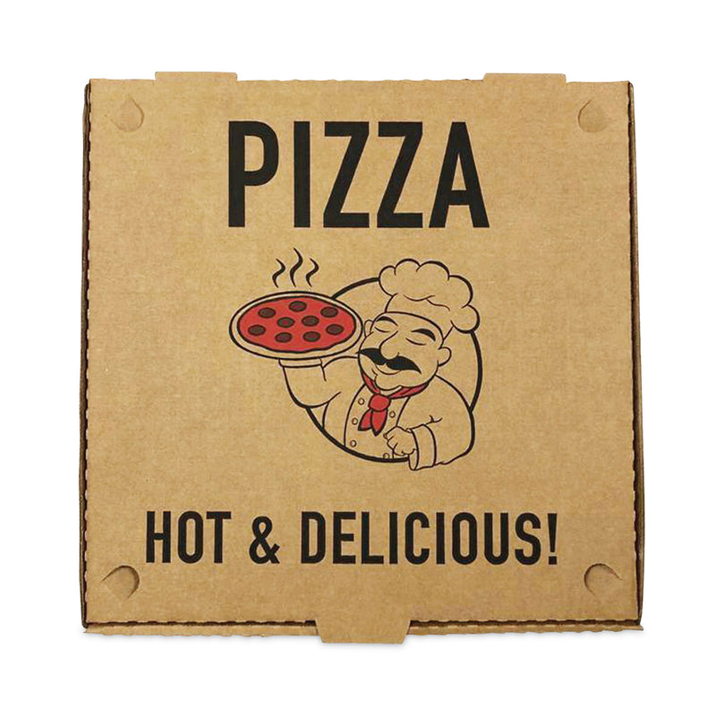 BluTable Pizza Boxes , 16 x 16 x 1.75, Kraft, Paper, 50/Pack