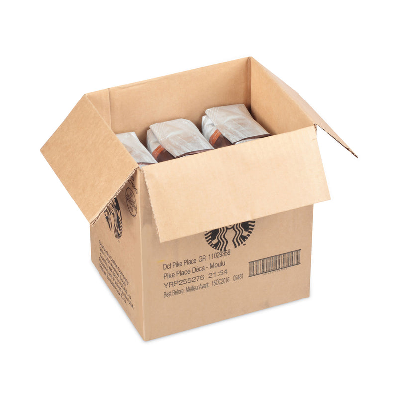 Starbucks Coffee, Pike Place Decaf, 1 lb Bag, , 6/Carton