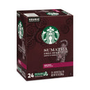 Starbucks Sumatra Coffee K-Cups, Sumatran, K-Cup, 24/Box