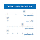 Hammermill Fore Multipurpose Print Paper, 96 Bright, 20 lb Bond Weight, 8.5 x 14, White, 500/Ream
