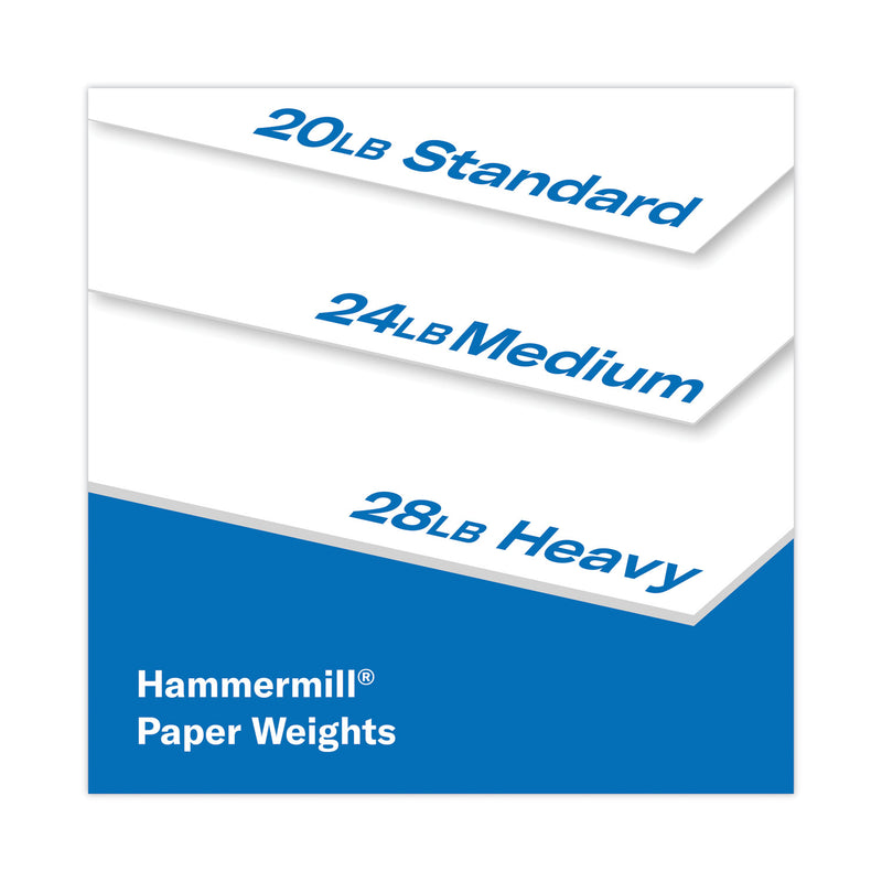 Hammermill Copy Plus Print Paper, 92 Bright, 3-Hole, 20 lb Bond Weight, 8.5 x 11, White, 500/Ream