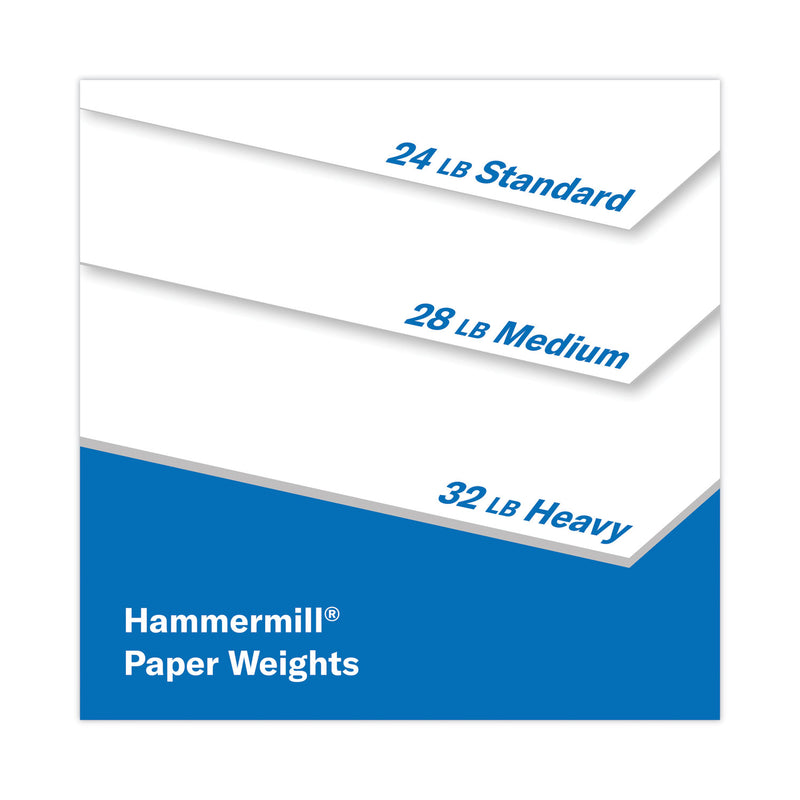 Hammermill Premium Color Copy Print Paper, 100 Bright, 32 lb Bond Weight, 8.5 x 11, Photo White, 500/Ream