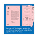 Hammermill Colors Print Paper, 20 lb Bond Weight, 8.5 x 11, Pink, 500/Ream