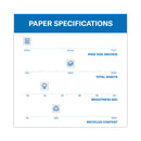 Hammermill Great White 30 Recycled Print Paper, 92 Bright, 20 lb Bond Weight, 8.5 x 11, White, 500 Sheets/Ream, 10 Reams/Carton