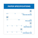 Hammermill Premium Color Copy Print Paper, 100 Bright, 28 lb Bond Weight, 11 x 17, Photo White, 500/Ream