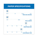 Hammermill Premium Laser Print Paper, 98 Bright, 28 lb Bond Weight, 8.5 x 11, White, 500/Ream