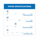 Hammermill Colors Print Paper, 20 lb Bond Weight, 8.5 x 11, Lilac, 500 Sheets/Ream, 10 Reams/Carton