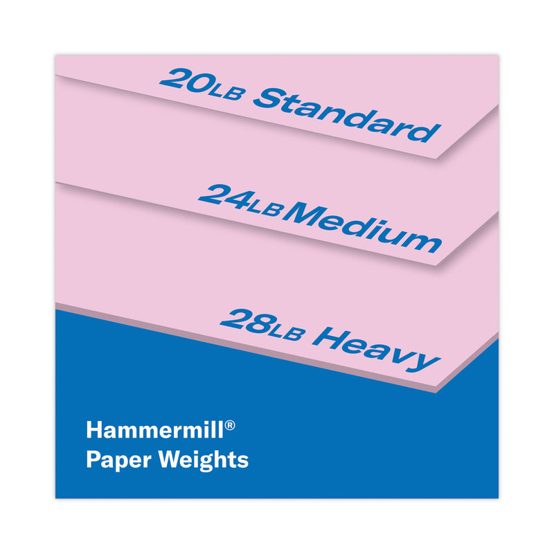 Hammermill Colors Print Paper, 20 lb Bond Weight, 8.5 x 11, Lilac, 500/Ream