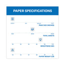 Hammermill Premium Multipurpose Print Paper, 97 Bright, 20 lb Bond Weight, 8.5 x 11, White, 500 Sheets/Ream, 5 Reams/Carton