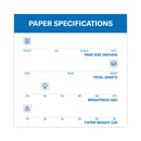 Hammermill Tidal Print Paper, 92 Bright, 20 lb Bond Weight, 8.5 x 11, White, 500 Sheets/Ream, 10 Reams/Carton