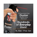 Dust-Off Disposable Compressed Air Duster, 17 oz Can