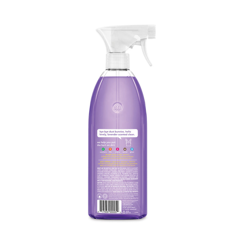 Method All Surface Cleaner, French Lavender, 28 oz Spray Bottle, 8/Carton