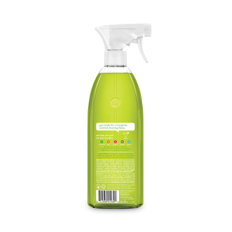 Method All Surface Cleaner, Lime and Sea Salt, 28 oz Spray Bottle, 8/Carton