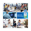 Dust-Off Premoistened Monitor Cleaning Wipes, Cloth, 5 x 7, 80/Tub