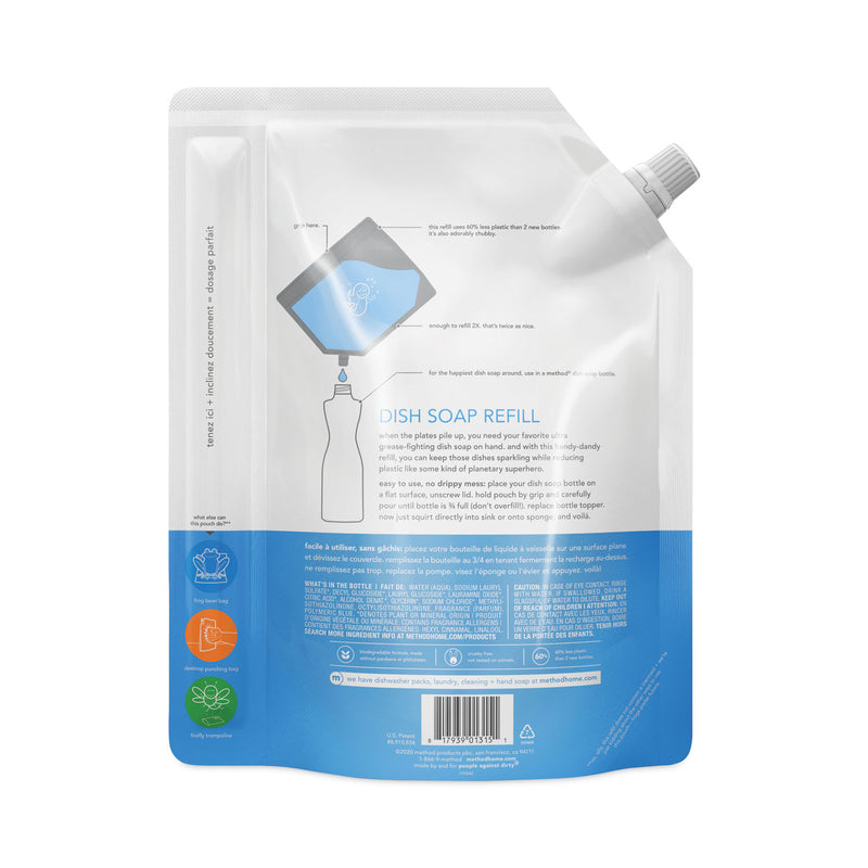 Method Dish Soap Refill, Sea Minerals, 36 oz Pouch