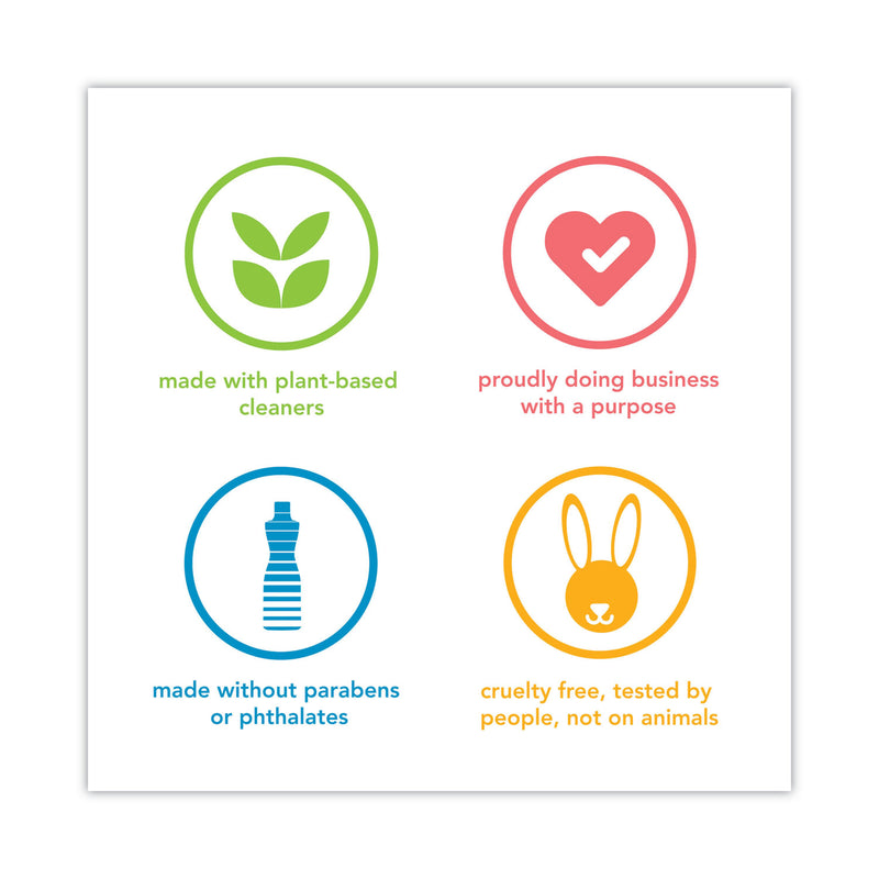 Method Squirt + Mop Hard Floor Cleaner, 25 oz Spray Bottle, Lemon Ginger, 6/Carton