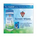 Dust-Off Premoistened Monitor Cleaning Wipes, Cloth, 5 x 7, 80/Tub