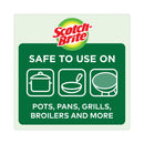 Scotch-Brite Metal Scrubbing Pads, 2.25 x 2.75, Silver, 3/Pack, 8 Packs/Carton