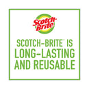 Scotch-Brite Metal Scrubbing Pads, 2.25 x 2.75, Silver, 3/Pack, 8 Packs/Carton