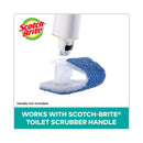 Scotch-Brite Disposable Toilet Scrubber Refill, Blue/White, 10/Pack