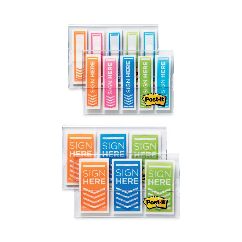 Post-it Flags Combo Pack, 0.5" and 1", Assorted Bright Colors, 320/Pack