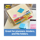 Post-it Lined Tabs, 1/5-Cut, White, 2" Wide, 50/Pack