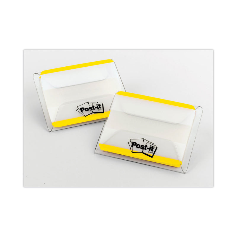 Post-it Lined Tabs, 1/5-Cut, Yellow, 2" Wide, 50/Pack