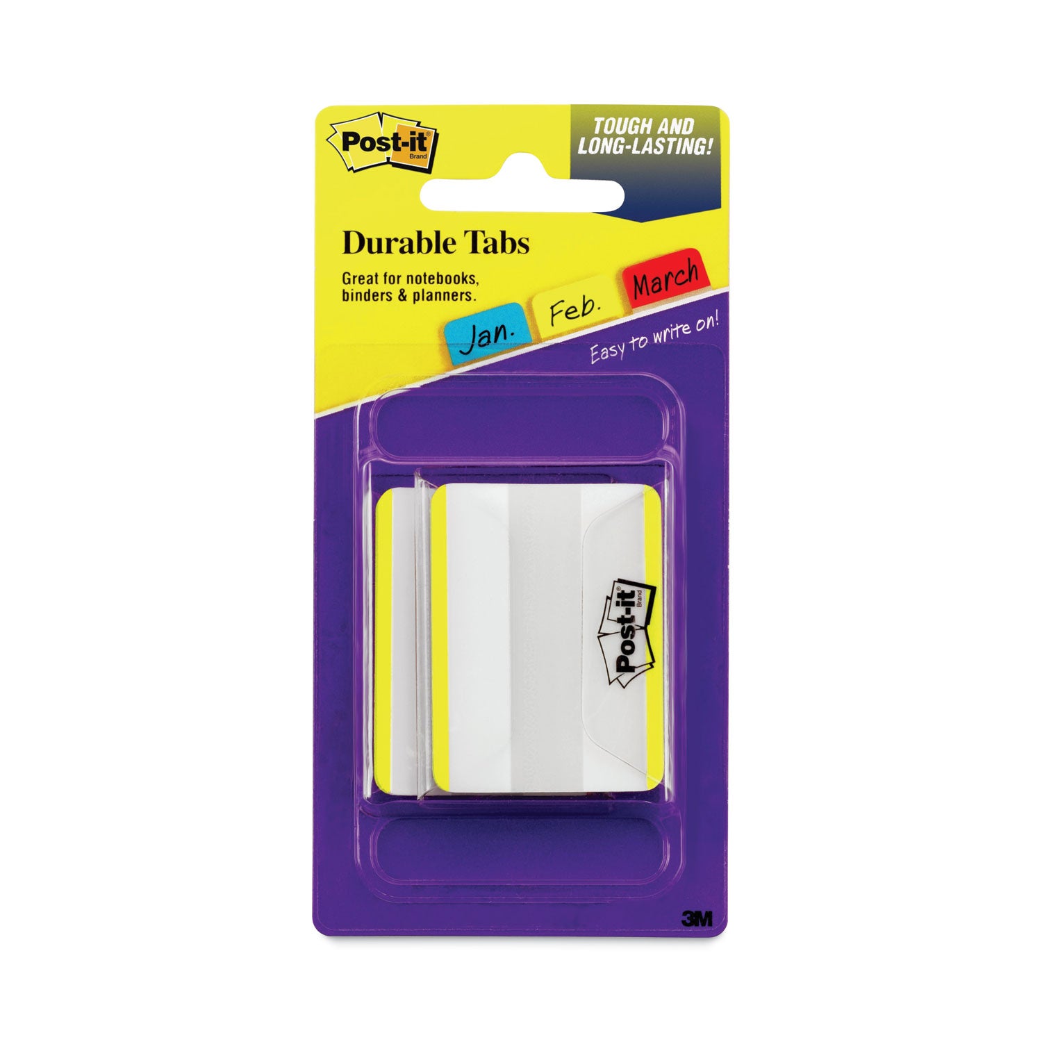 Lined Tabs, 1/5-Cut, Yellow, 2