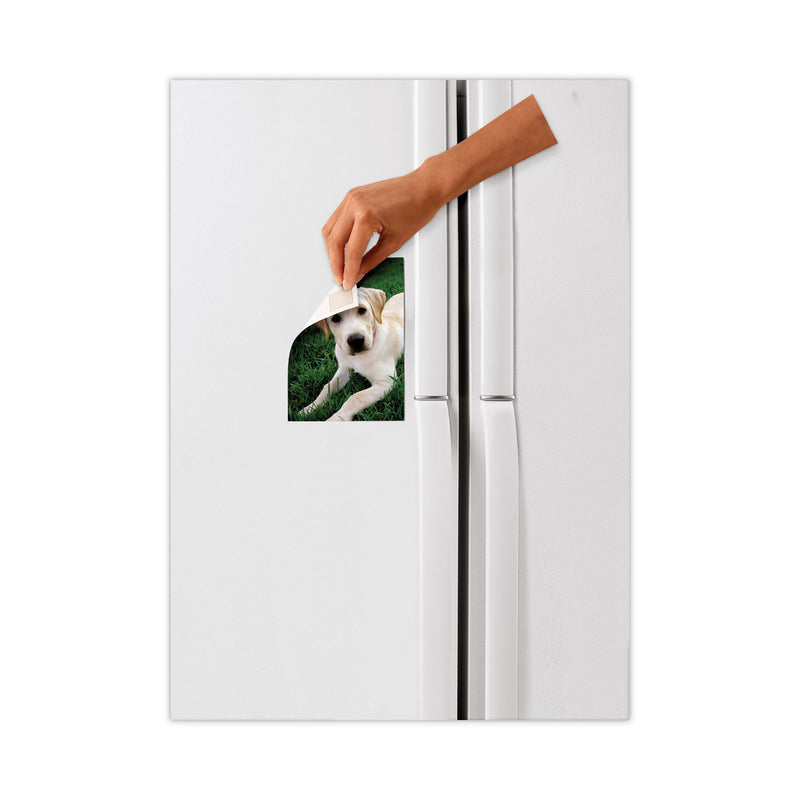 Scotch Precut Removable Mounting Tabs, Removable, Holds Up to 0.25 lb, 6 Tabs, Double-Sided, 0.5 x 0.75, Black, 480/Pack