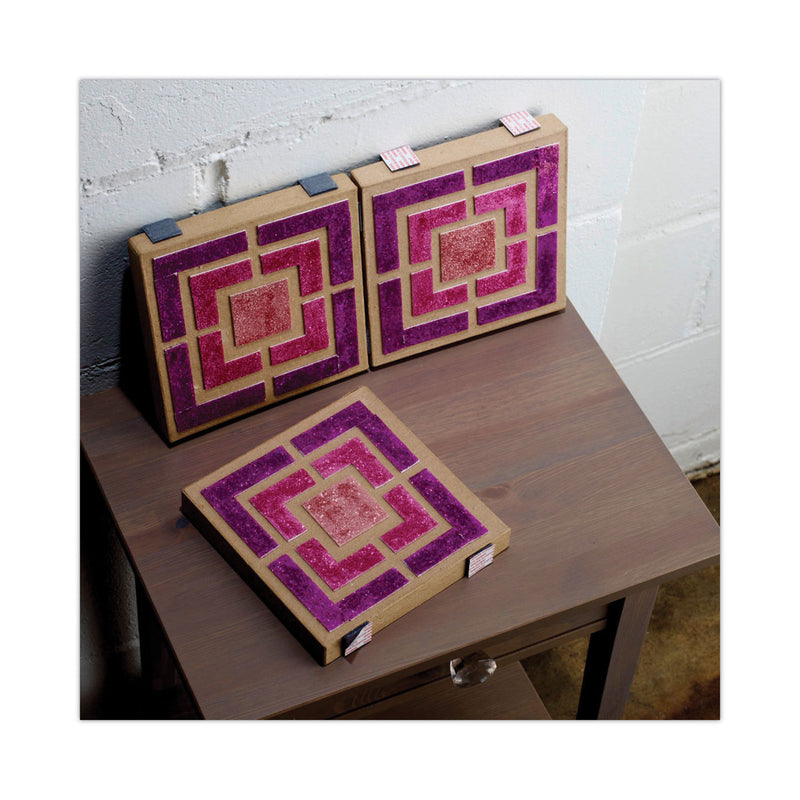 Scotch Precut Removable Mounting Tabs, Removable, Holds Up to 0.25 lb, 6 Tabs, Double-Sided, 0.5 x 0.75, Black, 480/Pack